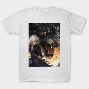 Dark Fantasy Anime Tiger T-Shirt